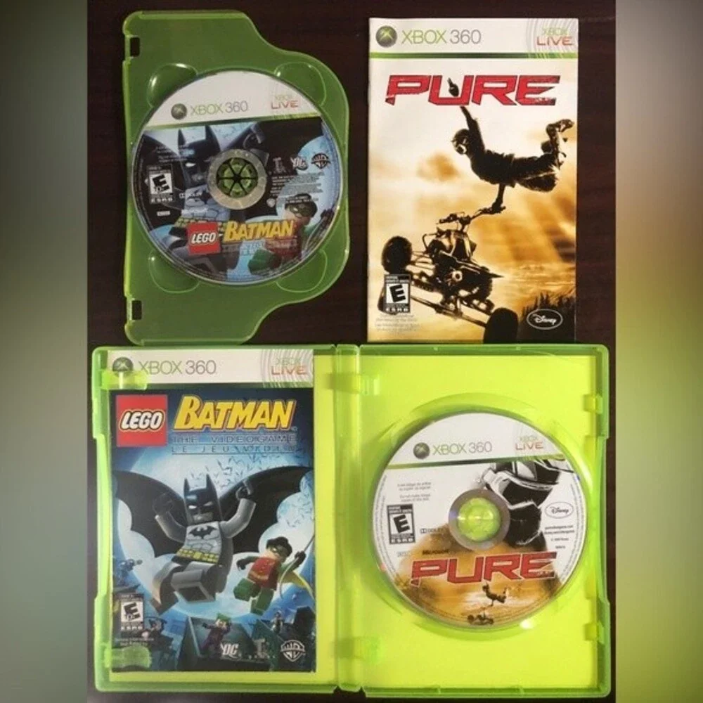 LEGO Batman: The Videogame / Pure (Microsoft Xbox 360, 2009) Complete
